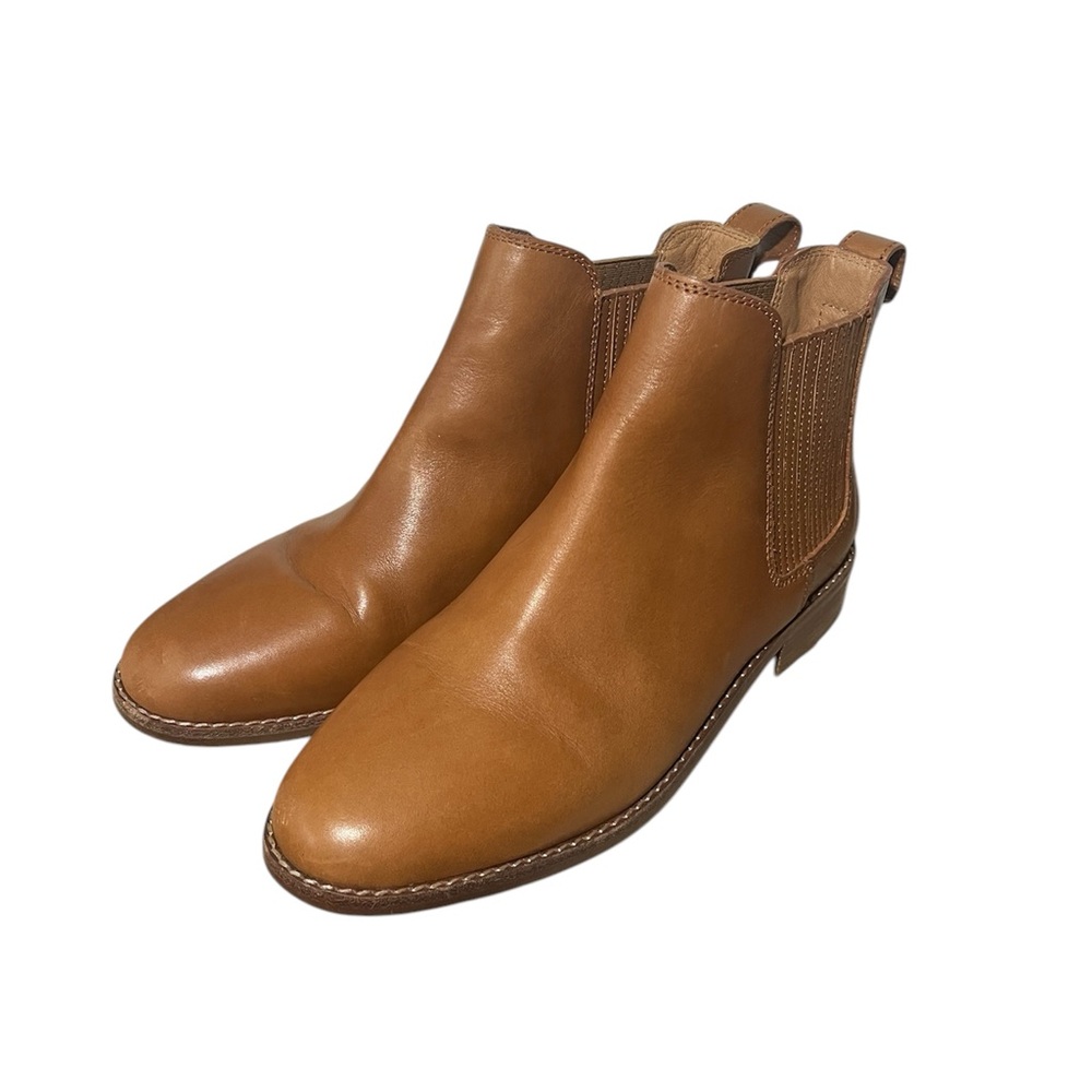 Madewell  Women’s Brown Leather Chelsea Boots Sz 8‎